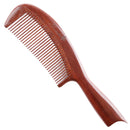 Breezelike No Static Swallow Tail Handle Red Sandalwood Comb