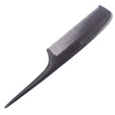 Breezelike No Static Ebony Wood Comb Fine Tooth Teasing Tail Comb with Long and Thin Handle