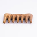 Breezelike No Static Sandalwood Mini Wide Tooth Hair Pick & Hair Comb for Detangling