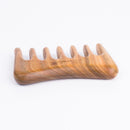 Breezelike No Static Sandalwood Mini Wide Tooth Hair Pick & Hair Comb for Detangling
