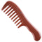 Breezelike No Static Red Sandalwood Wide Tooth Comb for Detangling