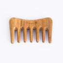 Breezelike No Static Sandalwood Mini Wide Tooth Hair Pick & Hair Comb for Detangling