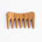 Breezelike No Static Sandalwood Mini Wide Tooth Hair Pick & Hair Comb for Detangling