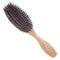 Breezelike Professional Green Sandalwood Hair Brush with Boar Bristles