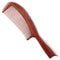 Breezelike No Static Swallow Tail Handle Red Sandalwood Comb