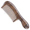 Breezelike Mini No Static Chacate Preto Hair Comb for Detangling