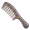 Breezelike No Static One Piece Chacate Preto Wood Wide Tooth Hair Comb