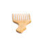Breezelike No Static Sandalwood Mini Wide Tooth Hair Pick & Hair Comb for Detangling