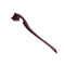 Breezelike Handmade Carved Ebony Hairpin: Fox