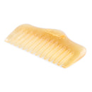 Breezelike No Static Mini Hill Shaped Sheep Horn Pocket Wide Tooth Comb