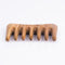 Breezelike No Static Sandalwood Mini Wide Tooth Hair Pick & Hair Comb for Detangling