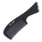 Breezelike No Static Fish Tail Handle Black Buffalo Horn Comb