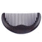 Breezelike No Static Small Half Round Ebony Wood Pocket Comb