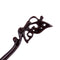 Breezelike Handmade Carved Ebony Hairpin: Butterfly