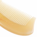 Breezelike No Static Round Handle Sheep Horn Comb for Detangling