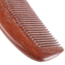 Breezelike No Static Pointed Tail Handle Red Sandalwood Comb