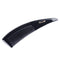 Breezelike No Static Big Size Natural Shaped Black Buffalo Horn Fine Tooth Comb