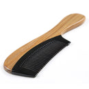 Breezelike No Static Black Buffalo Horn Comb with Sandalwood Handle