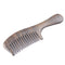 Breezelike No Static One Piece Chacate Preto Wood Wide Tooth Hair Comb