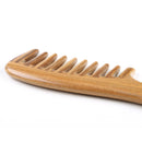 Breezelike No Static Sandalwood Wide Tooth Comb for Detangling