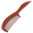 Breezelike No Static Pointed Tail Handle Red Sandalwood Comb
