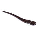 Breezelike Handmade Carved Ebony Hairpin: Dancing