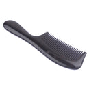 Breezelike No Static Ebony Wood Comb with Round Handle