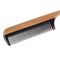 Breezelike No Static Black Buffalo Horn Comb Rat Tail Comb with Sandalwood Handle