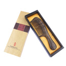 Breezelike No Static One Piece Chacate Preto Wood Wide Tooth Hair Comb