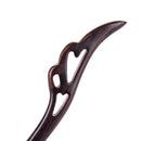 Breezelike Handmade Carved Ebony Hairpin: Flying Swallow