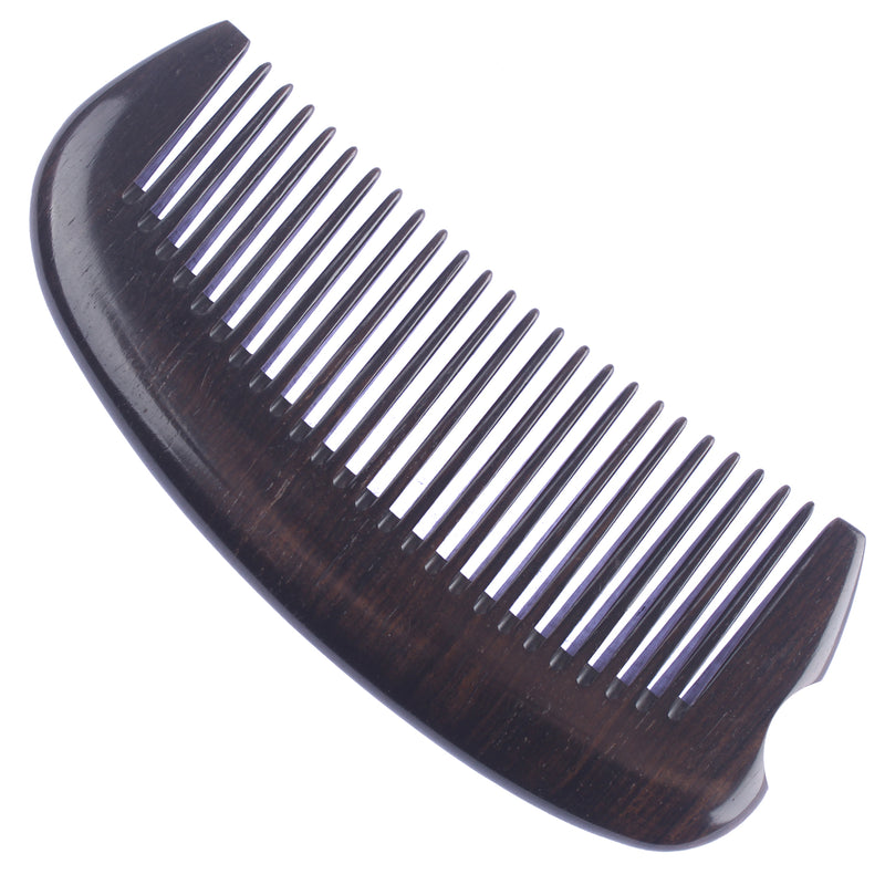 Breezelike No Static Sideling Ebony Wood Pocket Comb