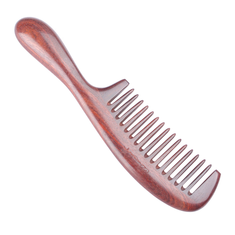 Breezelike No Static Precious High-rank Pterocarpus Santalinus Wood Comb