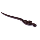 Breezelike Handmade Carved Ebony Hairpin: Floating Cloud
